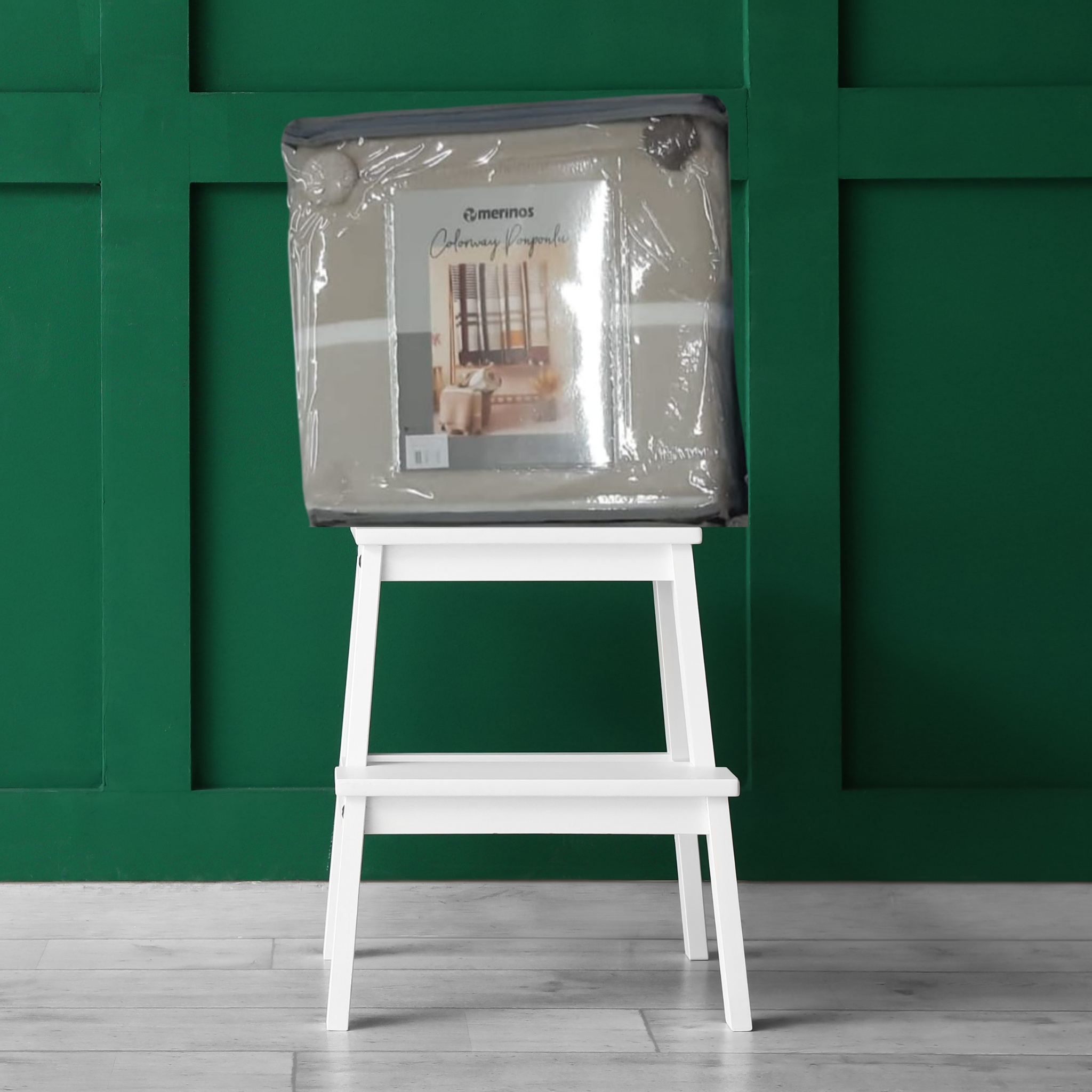 Merinos Colorway Ponponlu Battaniye