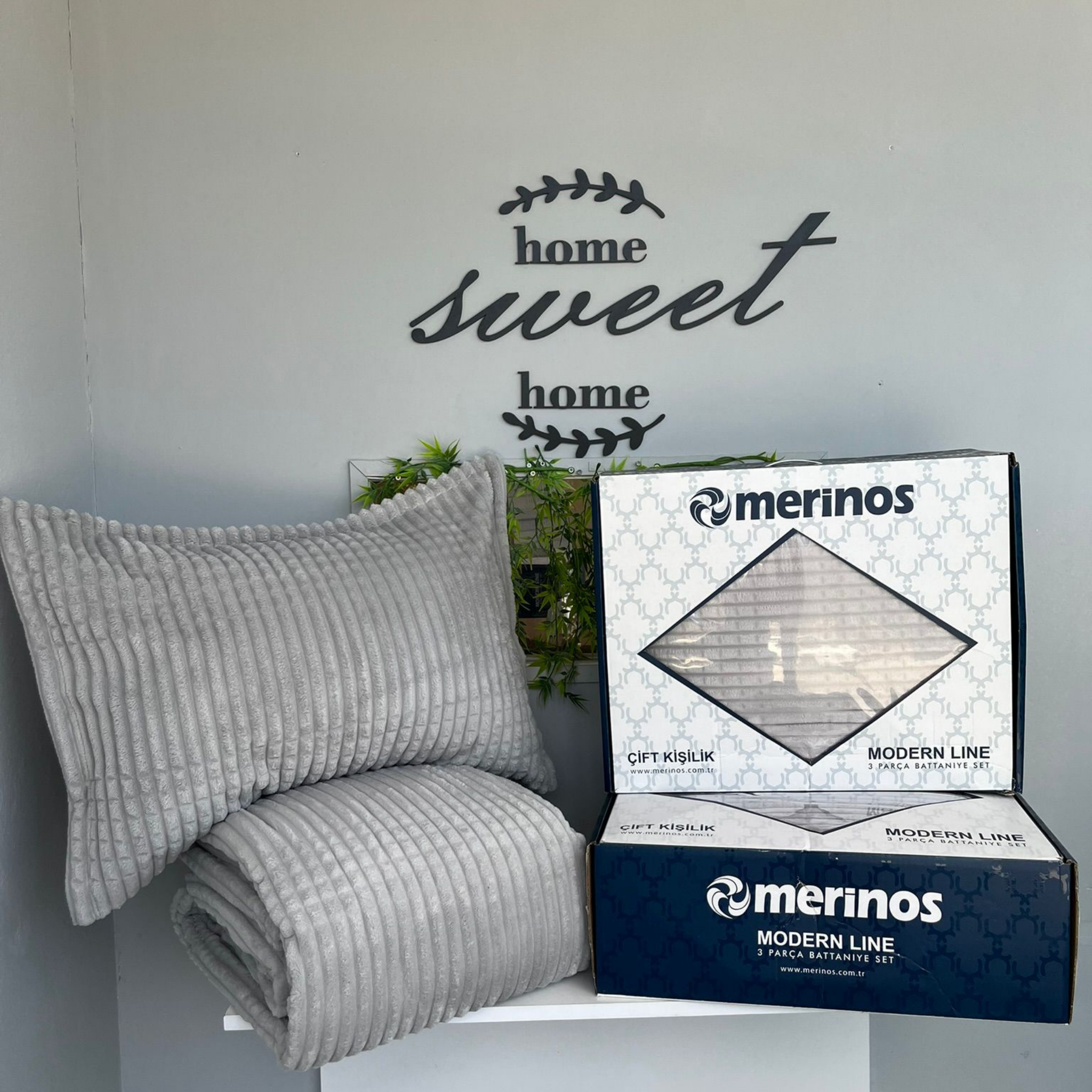 Merinos Modern Line Battaniye Seti
