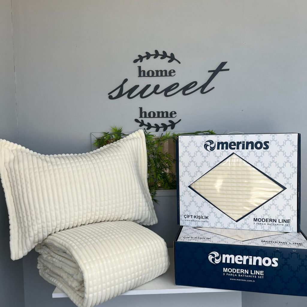 Merinos Modern Line Battaniye Seti