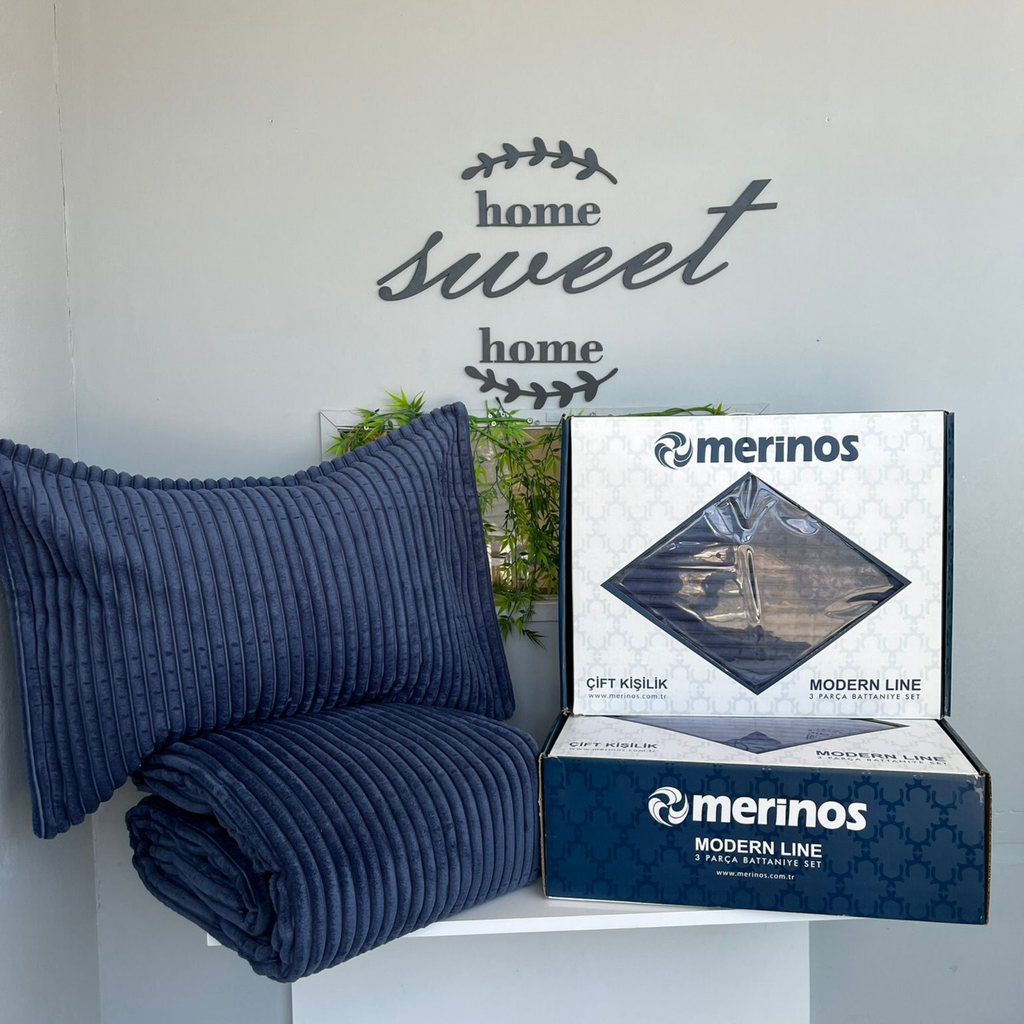 Merinos Modern Line Battaniye Seti