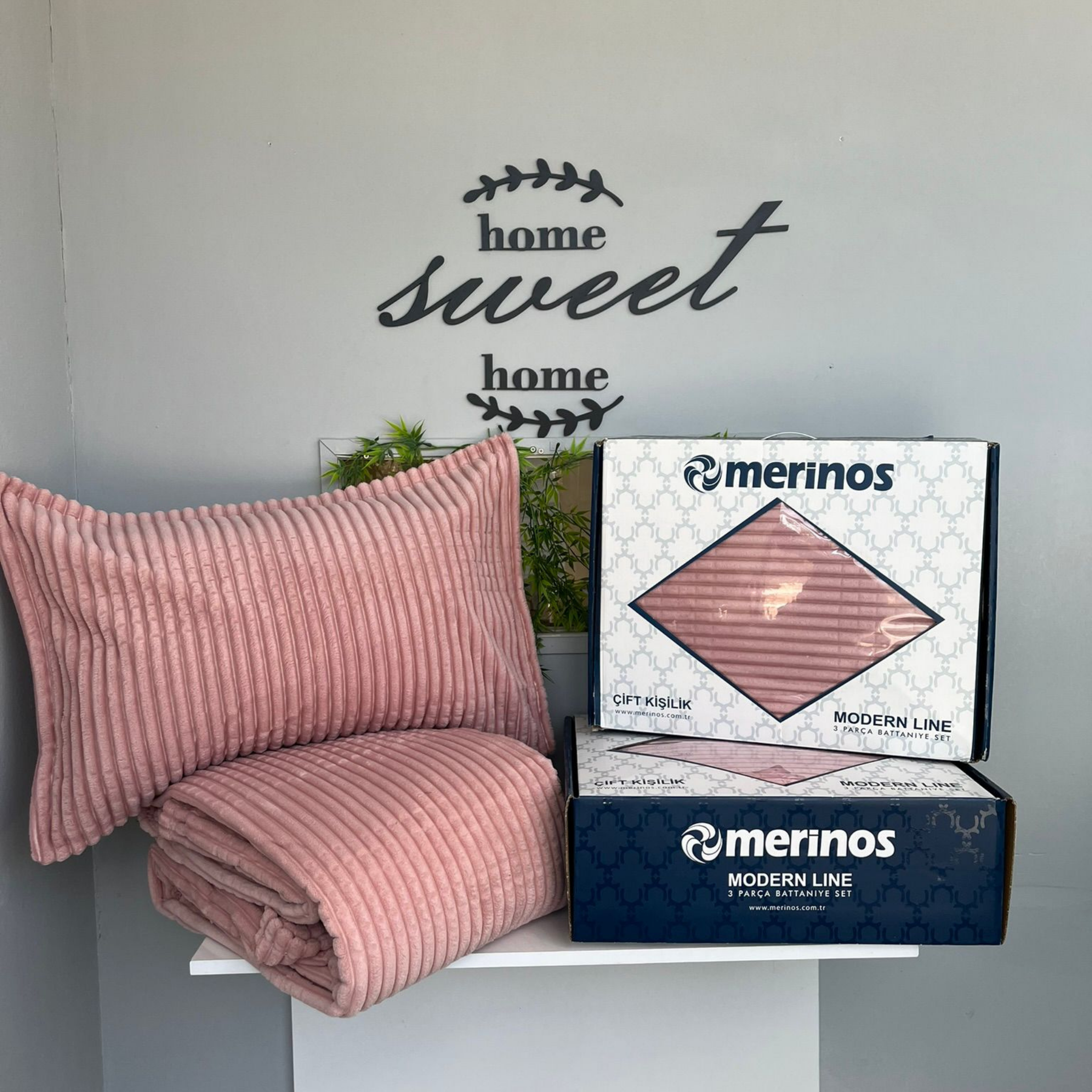 Merinos Modern Line Battaniye Seti