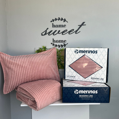 Merinos Modern Line Battaniye Seti
