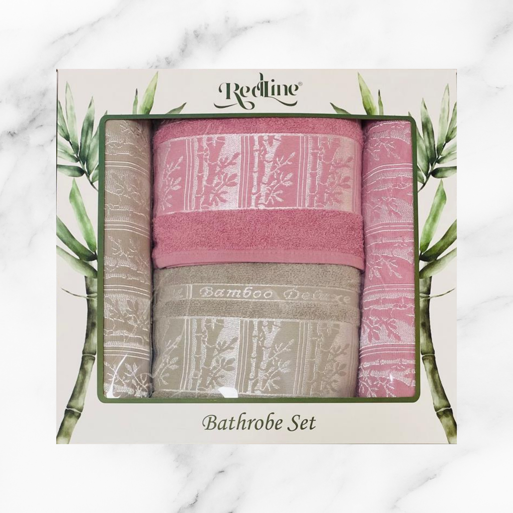 Redline Bamboo Deluxe 4 Parça Hamam Seti