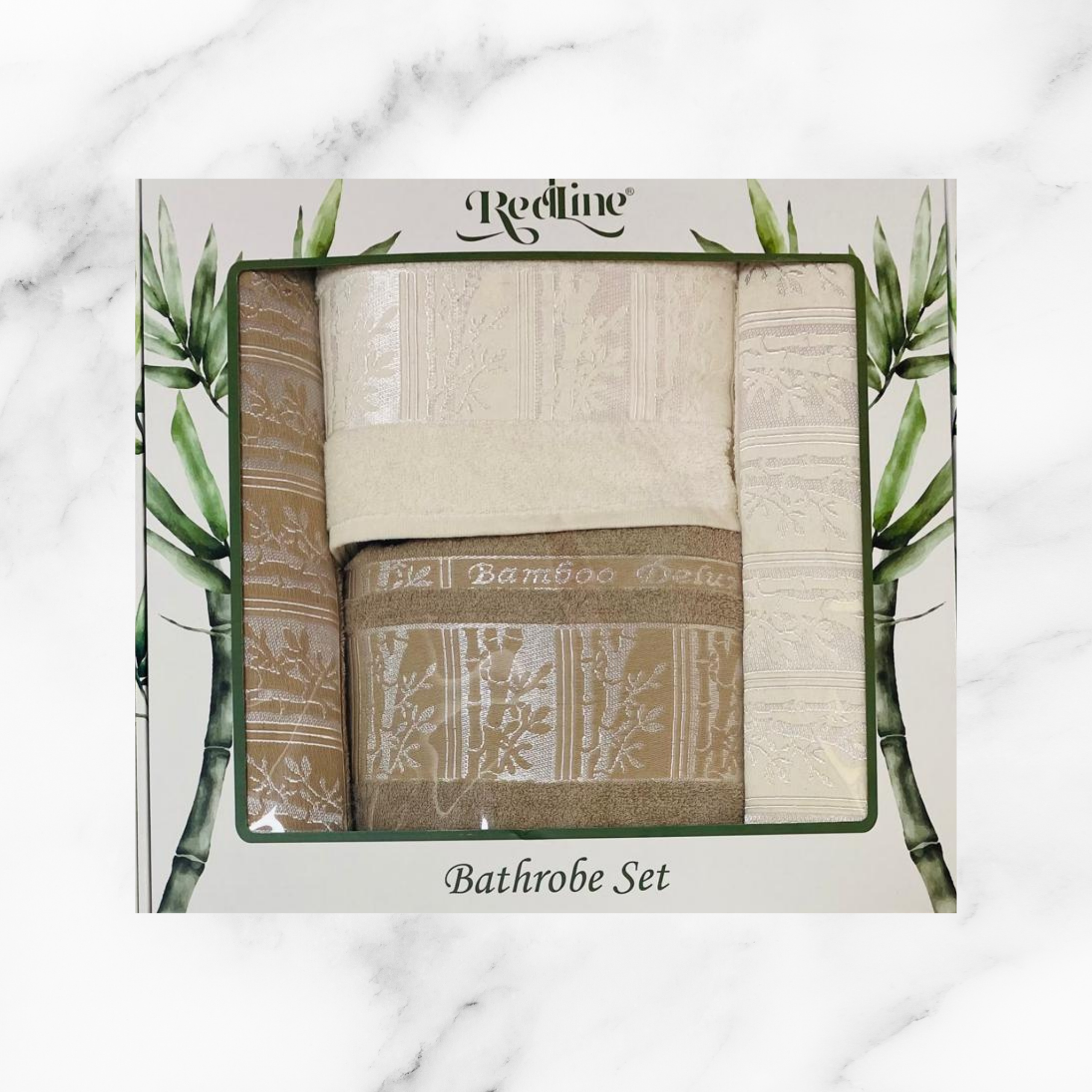 Redline Bamboo Deluxe 4 Parça Hamam Seti