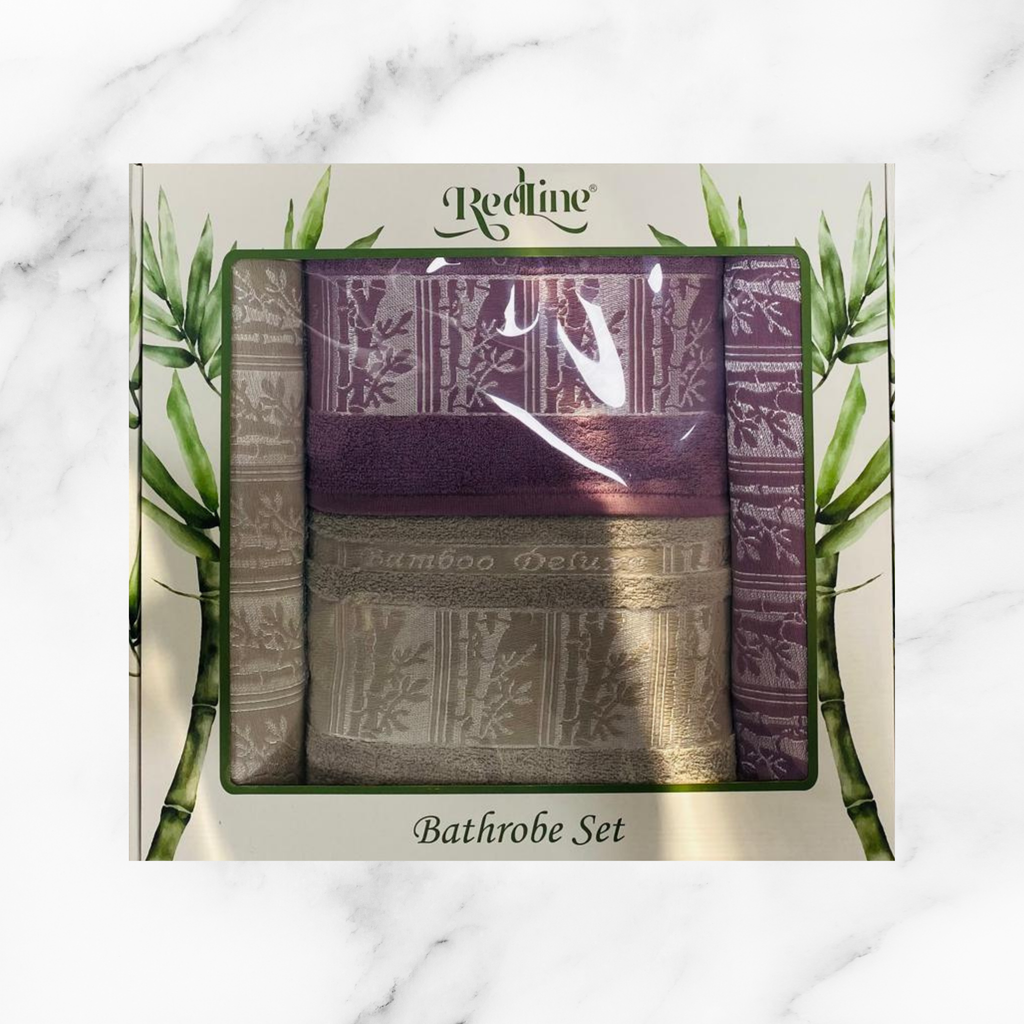 Redline Bamboo Deluxe 4 Parça Hamam Seti
